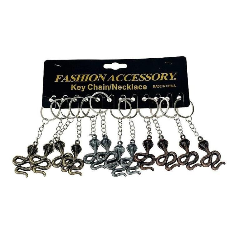 Brelok metalowy wąż (12szt)