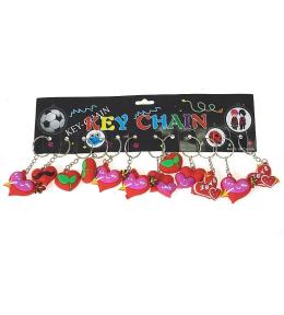 Brelok serce MIX (12szt)