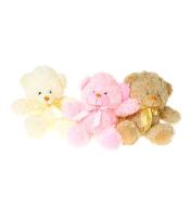 Miś pluszowy siedzący 20cm MIX