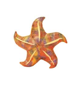 Poduszka pluszowa rozwgwiazda żółta 20cm