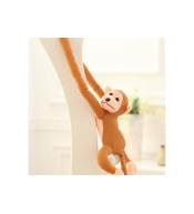 Maskotka małpka z dźwiękiem jasno brązowa 80cm