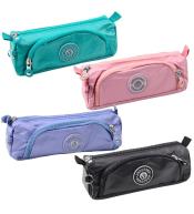 Piórnik szkolny dwie kieszenie MIX