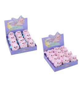 Świnka ze skrzydłami pluszowa 13cm MIX