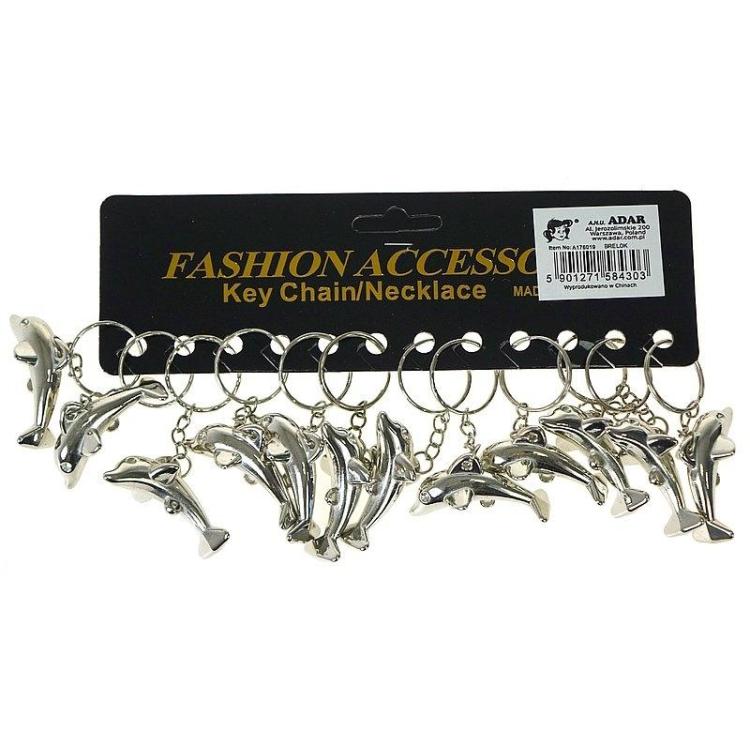 Brelok delfin plastikowy (12szt)