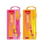 Cyrkiel Study Neon + ołówek mix MAPED
