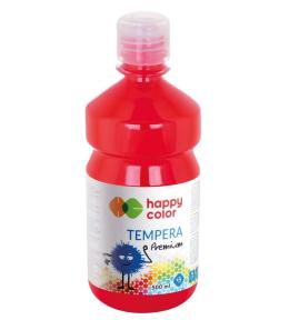 Farba tempera Premium 500ml czerwona HAPPY COLOR