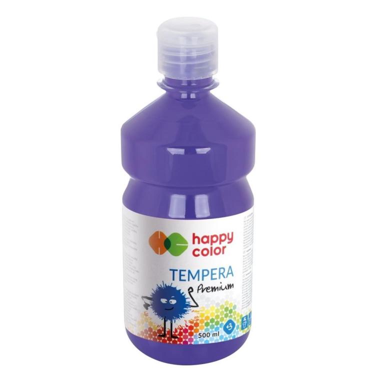 Farba tempera Premium 500ml fioletowa HAPPY COLOR