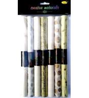 Papier transparentny z nadrukiem 25x30cm 7szt