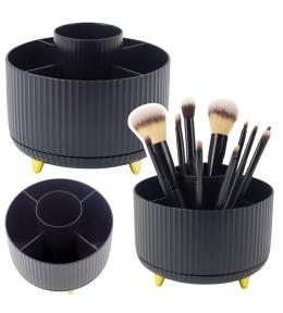 Organizer na pędzle obrotowy 360' czarny