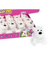 Piesek pluszowy kręcący ogonkiem