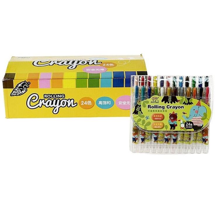 Kredki wysuwane 24szt