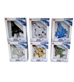 Samolot myśliwiec metalowy MIX