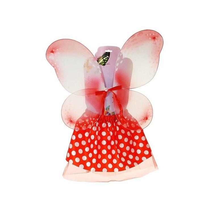 Strój Motylka czerwony