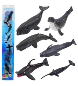 Zestaw mini figurek zwierzęta morskie 6-8cm 6szt