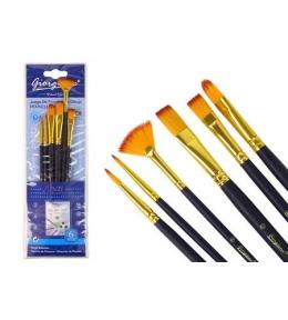 Pędzle kształty 7 sztuk