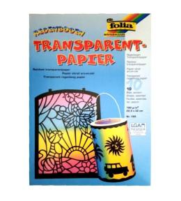 Papier transparent 100g tęczowy 10 arkuszy