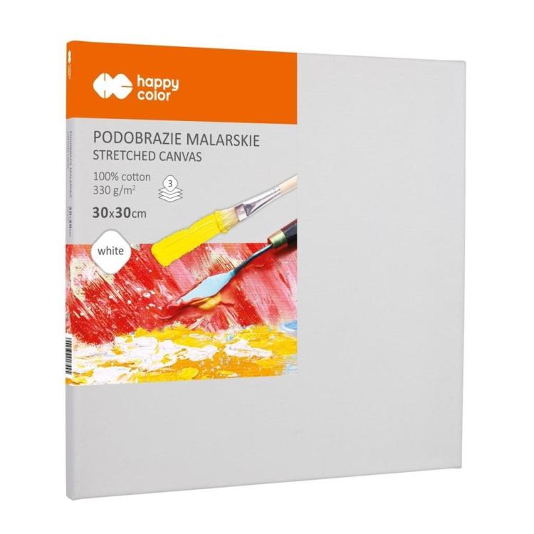 Podobrazie bawełniane 30x30cm HAPPY COLOR