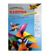 Karton tęczowy 200g gładki 10 arkuszy