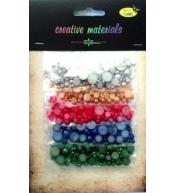 Półperełki kolorowe 4-10mm