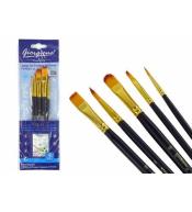 Pędzle kształty 5 sztuk