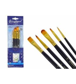 Pędzle kształty 5 sztuk