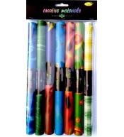 Papier transparentny z nadrukiem 25x35cm 7szt