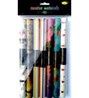 Papier transparentny z nadrukiem 25x35cm 7szt