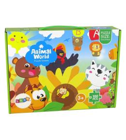 Puzzle 100 Zwierzątka