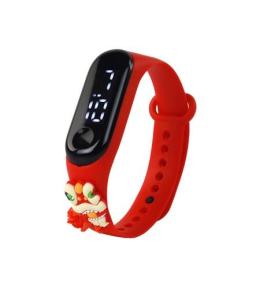 Zegarek z ekranem dotykowym smok czerwony