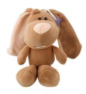 Maskotka przytulanka zajączek z przyssawką brązowy