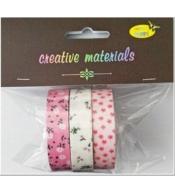 Taśmy materiałowe gwiazdki 3szt