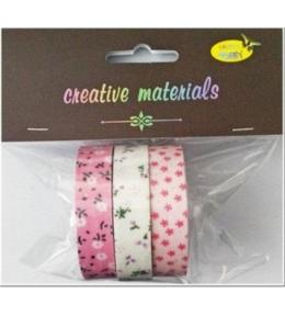 Taśmy materiałowe gwiazdki 3szt