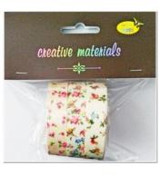 Taśmy materiałowe kwiaty 3szt