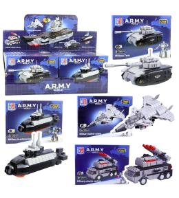 Klocki konstrukcyjne armia wojsko 2w1 MIX