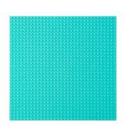 Płyta do budowania z klocków turkusowa 40x40cm