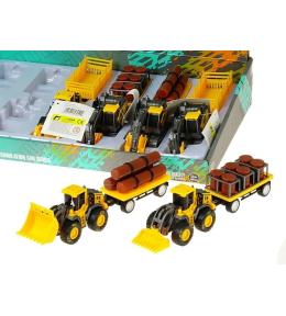 Pojazd budowlany z przyczepą