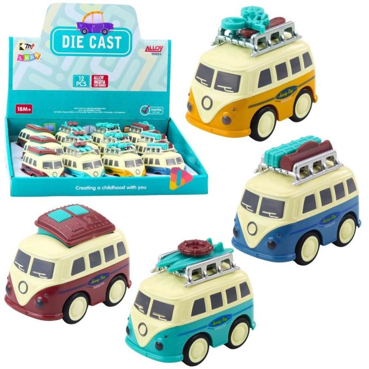 Kamper z napędem i bagażami MIX