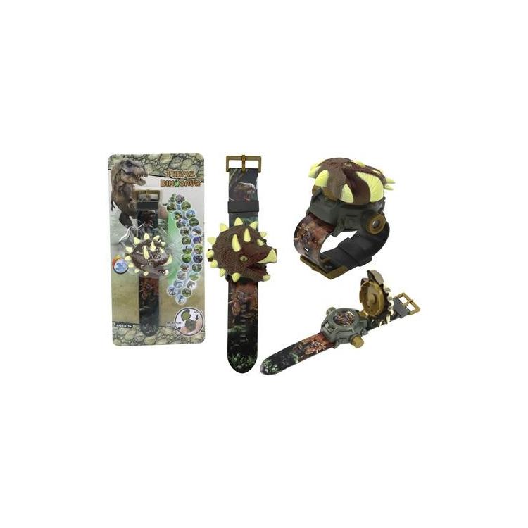 Zegarek projektor 3D Dinozaur Triceratops