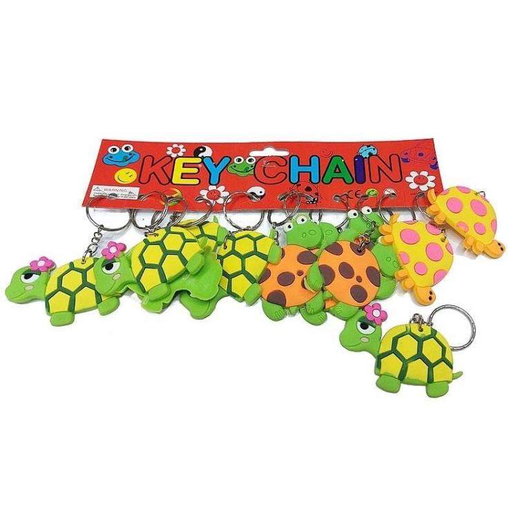 Brelok silikonowy żółw (12szt)