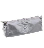 Piórnik szkolny jednokomorowy szary 21,5cm