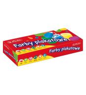 Farby plakatowe szkolne 10 kolorów x 20ml