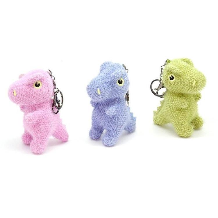 Dinozaur pluszowy z zawieszką