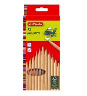 Kredki drewniane Natura 12 kolorów