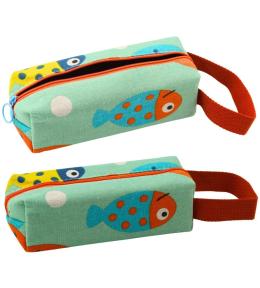 Piórnik szkolny Rybka zielony