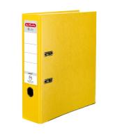 Segregator A4 8cm PP żółty Q file