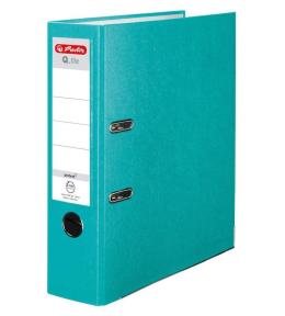 Segregator A4 8cm PP turkusowy Q file