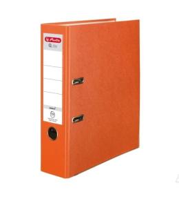 Segregator A4 8cm PP pomarańczowy Q file