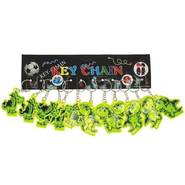 Brelok odblaskowy smok (12szt)