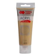 Farba akrylowa 75ml złoto metalik HAPPY COLOR
