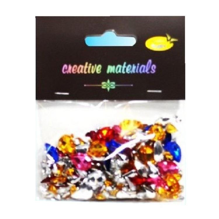 Elementy kryształkowe w kształcie kropli 25g